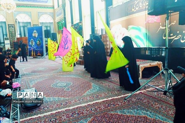 مراسم شیرخوارگان حسینی در مسجد محله قاضی دماوند