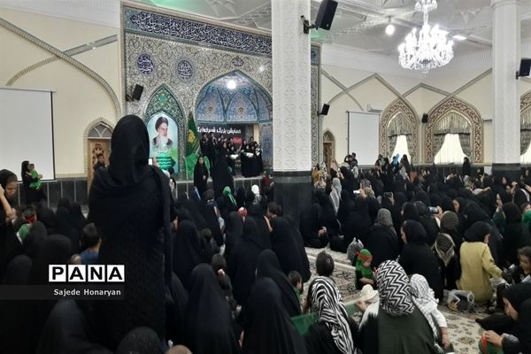 اجتماع شیرخوارگان حسینی در آرامگاه شهید مدرس (ره) کاشمر