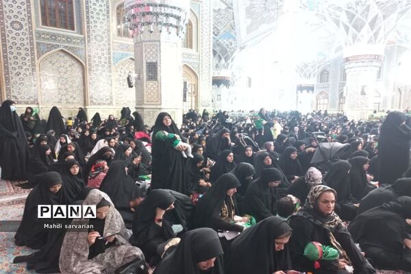 مراسم شیرخوارگان حسینی در حرم مطهر امام رضا (ع)