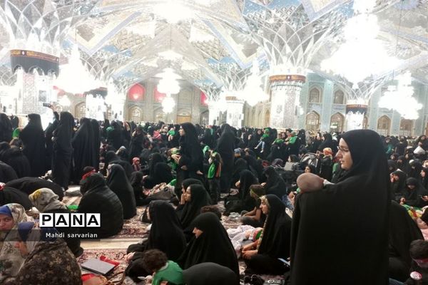 مراسم شیرخوارگان حسینی در حرم مطهر امام رضا (ع)