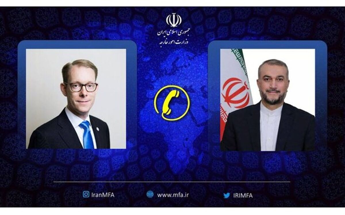 گفت‌وگوی تلفنی وزیر خارجه سوئد با وزیر امور خارجه کشورمان