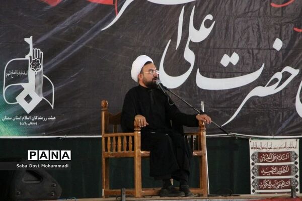مراسم باشکوه شیرخوارگان حسینی در مصلی سمنان