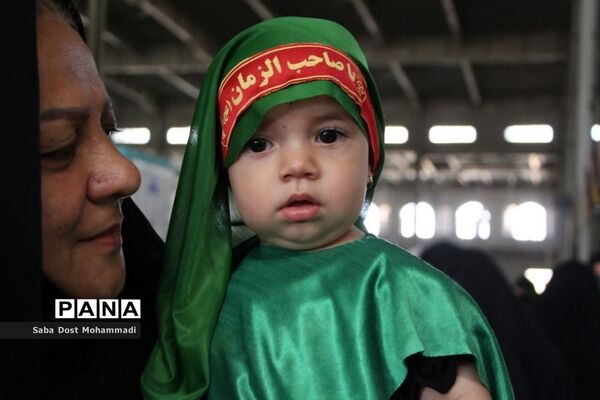 مراسم باشکوه شیرخوارگان حسینی در مصلی سمنان