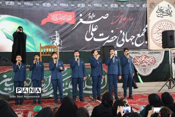 مراسم باشکوه شیرخوارگان حسینی در مصلی سمنان