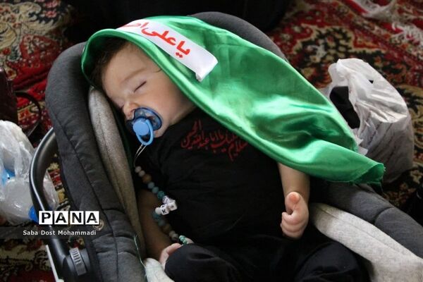مراسم باشکوه شیرخوارگان حسینی در مصلی سمنان