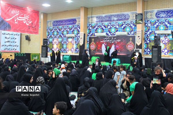مراسم شیرخوارگان حسینی در شهرستان تنگستان