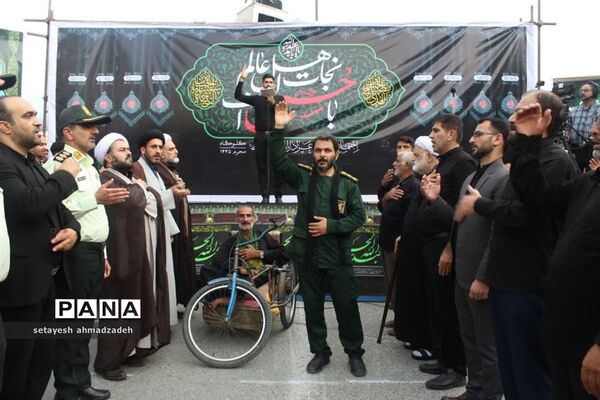 اجتماع عزاداران حسینی در گلوگاه