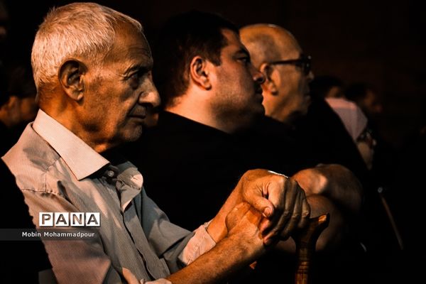 مراسم سوگواری اباعبدالله الحسین (ع) در مسجد کبود تبریز