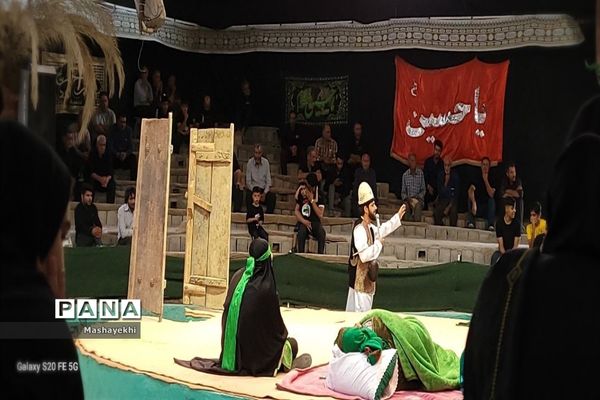 مراسم شبیه‌خوانی در روستای تاریخی وانشان از توابع شهرستان گلپایگان