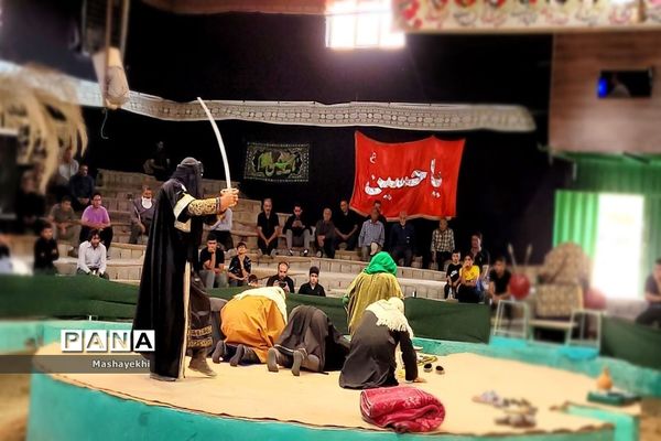 مراسم شبیه‌خوانی در روستای تاریخی وانشان از توابع شهرستان گلپایگان