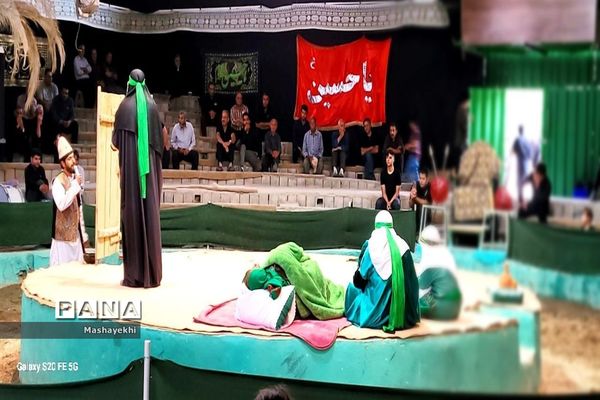 مراسم شبیه‌خوانی در روستای تاریخی وانشان از توابع شهرستان گلپایگان