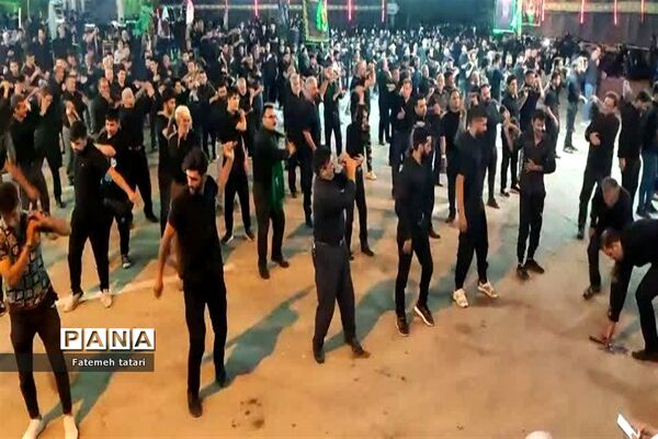 ‌اجتماع بزرگ هیات عزاداری شهر صفی‌آباد در شب هشتم محرم