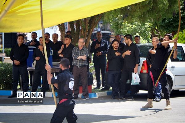 عزاداری کارکنان آموزش و پرورش آذربایجان غربی