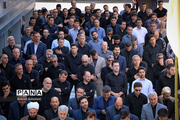 عزاداری کارکنان آموزش و پرورش آذربایجان غربی