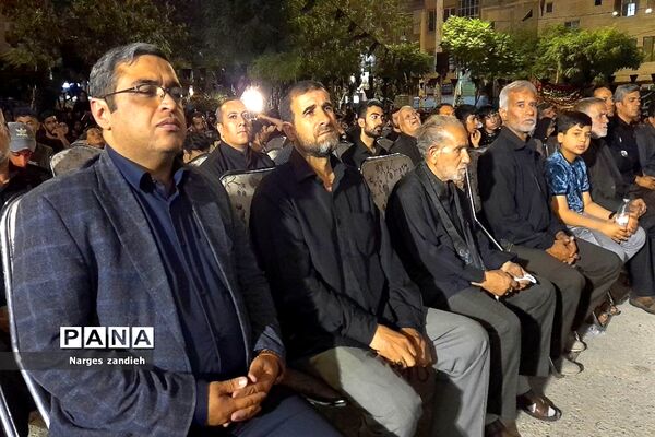 برگزاری مجلس سوگواری سیدالشهدا در بوستان پوریای ولی ملارد