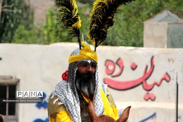 مراسم عزاداری و تعزیه‌خوانی دهه اول محرم در روستای ده بالای تفت