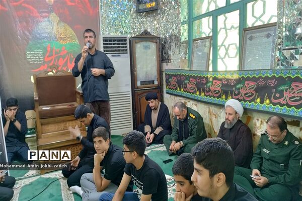 اجتماع عاشورایی سوگواره احلی‌ من‌ العسل نوجوانان نسل‌ قاسم رباط‌ کریم