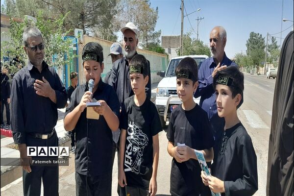 یازدهمین سوگواری احلی من العسل در شهرستان بام و صفی‌آباد