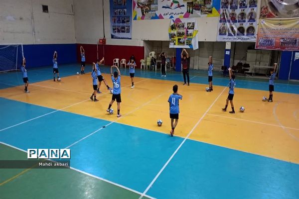 اردوی آمادگی تیم فوتسال دانش‌آموزی خوزستان