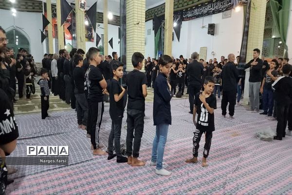 مراسم ششمین شب عزاداری سیدالشهدا(ع) در جعفرآباد قم