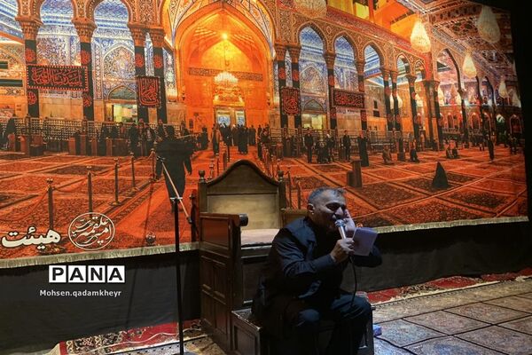 مراسم ششمین شب عزاداری سیدالشهدا(ع) در جعفرآباد قم