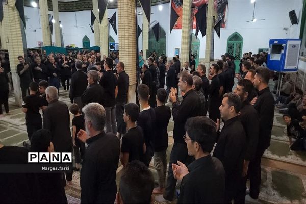 مراسم ششمین شب عزاداری سیدالشهدا(ع) در جعفرآباد قم