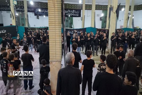 مراسم ششمین شب عزاداری سیدالشهدا(ع) در جعفرآباد قم