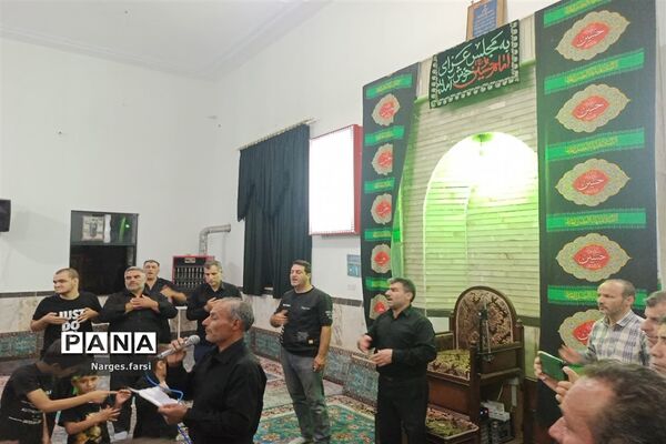 مراسم ششمین شب عزاداری سیدالشهدا(ع) در جعفرآباد قم