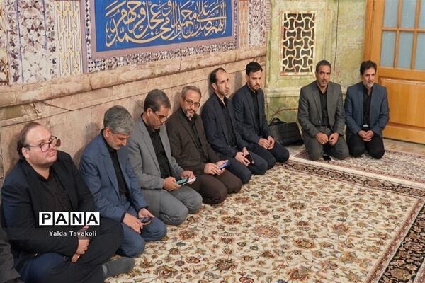آیین سوگواره احلی من العسل در حرم مطهر رضوی
