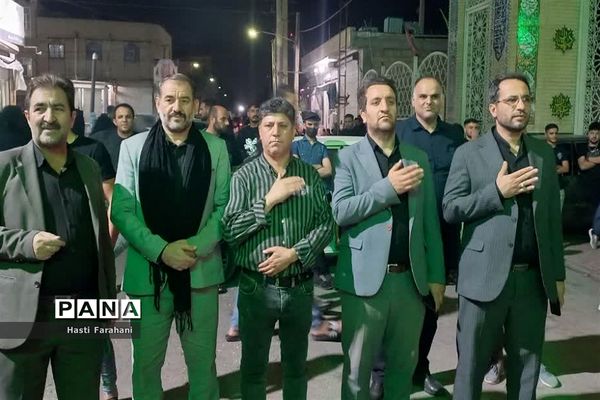 سوگواری مردم شهرستان‌قرچک در هفتمین شب محرم