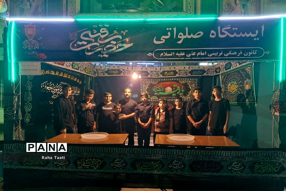 برپایی موکب حضرت رقیه (س) به دست نوجوانان عاشورایی
