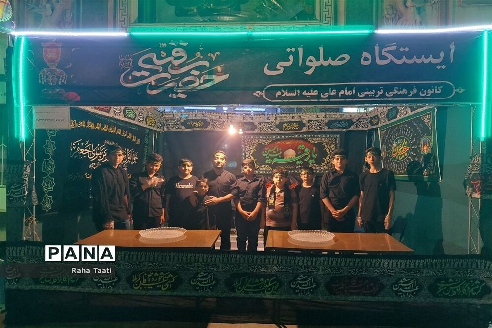 برپایی موکب حضرت رقیه (س) به دست نوجوانان عاشورایی