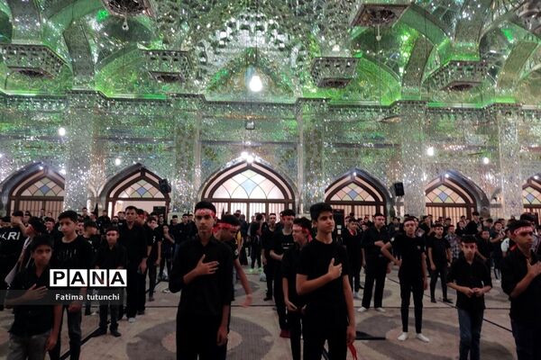 برگزاری مراسم عزاداری احلی من العسل همراه با امضای طومار اعتراضی به هتک حرمت‌ قرآن کریم
