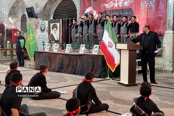 برگزاری مراسم عزاداری احلی من العسل همراه با امضای طومار اعتراضی به هتک حرمت‌ قرآن کریم