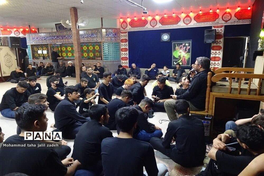 برگزاری مراسم شب هفتم محرم در پرند