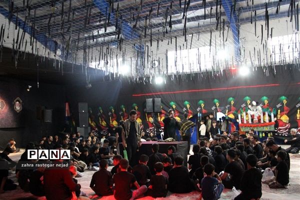 مراسم سوگواره ( احلی من العسل) هیات حسین جان شهرستان بجنورد