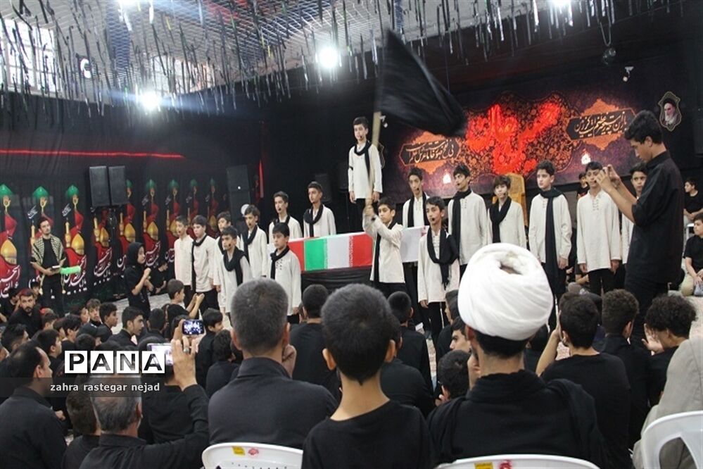 مراسم سوگواره ( احلی من العسل) هیات حسین جان شهرستان بجنورد