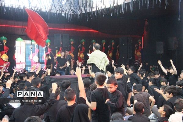 مراسم سوگواره ( احلی من العسل) هیات حسین جان شهرستان بجنورد