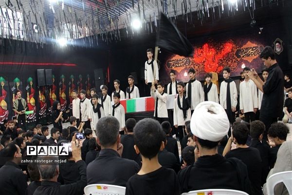 مراسم سوگواره ( احلی من العسل) هیات حسین جان شهرستان بجنورد