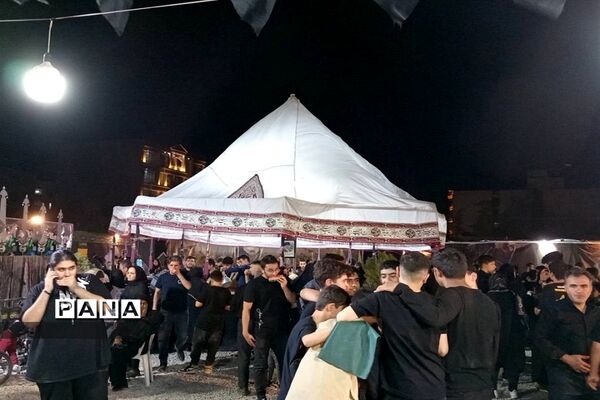 بزرگترین موکب دانش‌آموزی استان البرز در ناحیه ۲ کرج