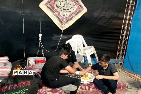 بزرگترین موکب دانش‌آموزی استان البرز در ناحیه ۲ کرج