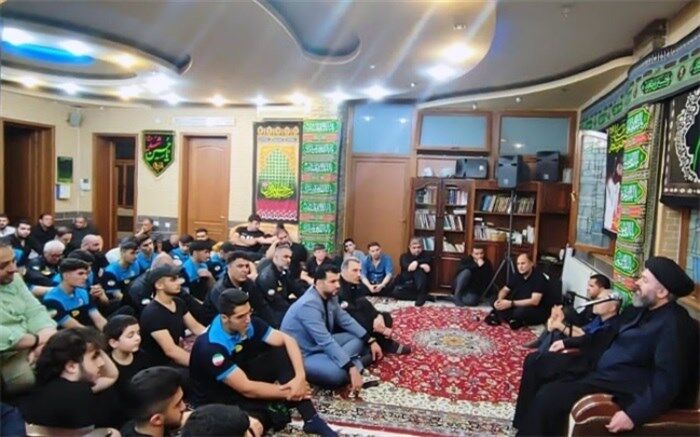 ‌عزاداری ‌هندبالیست‌های نوجوانان ‌ایران در گرجستان