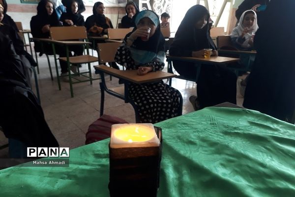 مراسم سوگواری اباعبدالله الحسین(ع) در دبستان شهید سیفی رباط کریم