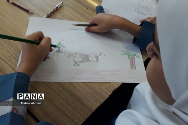 مراسم سوگواری اباعبدالله الحسین(ع) در دبستان شهید سیفی رباط کریم