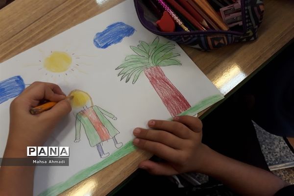 مراسم سوگواری اباعبدالله الحسین(ع) در دبستان شهید سیفی رباط کریم