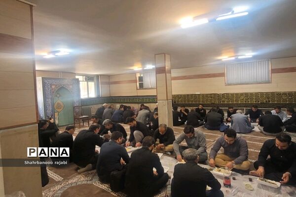 مراسم عزاداری ابا عبدالله الحسین در آموزش و پرورش شهرستان ورامین