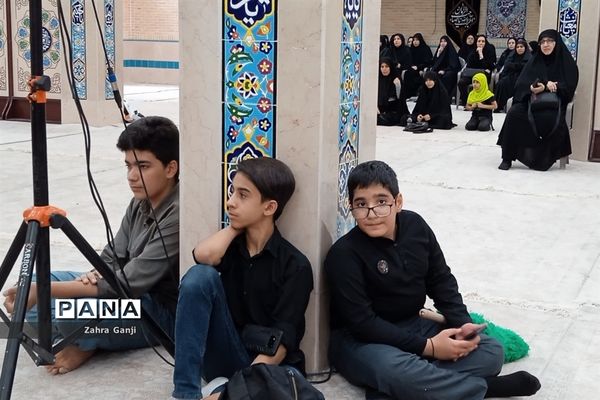 مراسم سوگواری بنیاد مهدی موعود در  ناحیه یک  شیراز