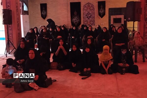 مراسم سوگواری بنیاد مهدی موعود در  ناحیه یک  شیراز