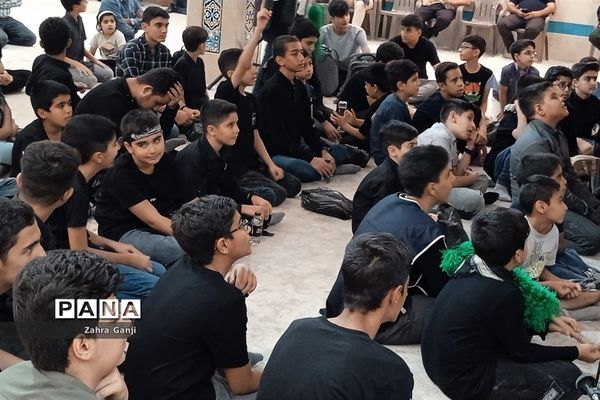 مراسم سوگواری بنیاد مهدی موعود در  ناحیه یک  شیراز