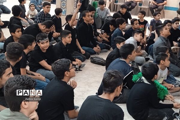 مراسم سوگواری بنیاد مهدی موعود در  ناحیه یک  شیراز